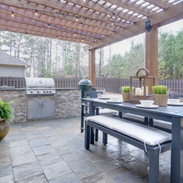 outdoor kitchen project